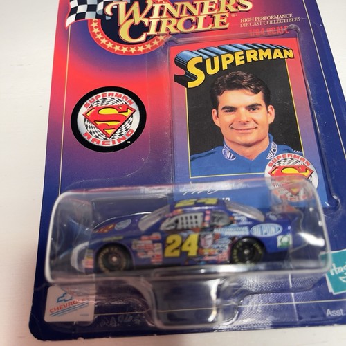 Jeff Gordon #24 Dupont Chevy Superman 1999 Winners Circle 1:64 Diecast NASCAR - Picture 12 of 23