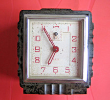 SVEGLIA JAZ IN BACHELITE, OROLOGIO MADE FRANCE, ART DECO' -FUTURISMO