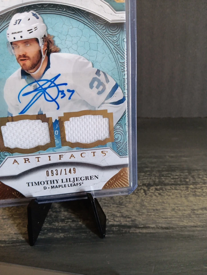 2020 21 Upper Deck Timothy Liljegren Auto - Image 4 of 4