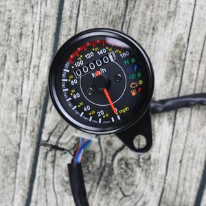 Universal Motorcycle Speedometer Odometer Tachometer Gauge Kit Km H Mph Cafe Racer Bobber Sale Banggood Com