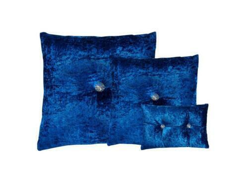 Neu 3-teilig Luxus Santiago Bettdecke Quilt Bezug Set zerkleinerter funkelnder Samt Bettng Set - Bild 18 von 24