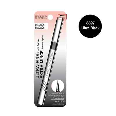Physicians Formula Precision Ultra Fine Liquid Eyeliner & Serum 6897 Ultra Black