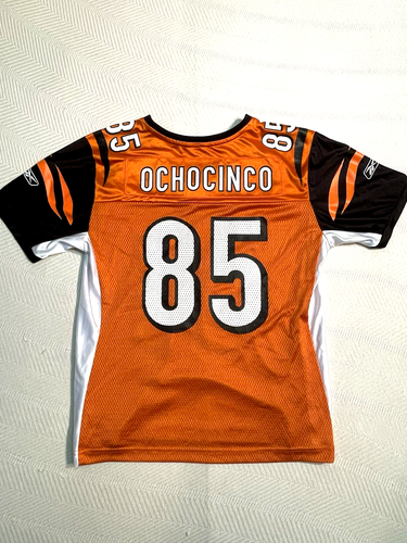 Reebok Chad Ocho Cinco #85 Cincinnati Bengals Youth L Football Jersey Orange