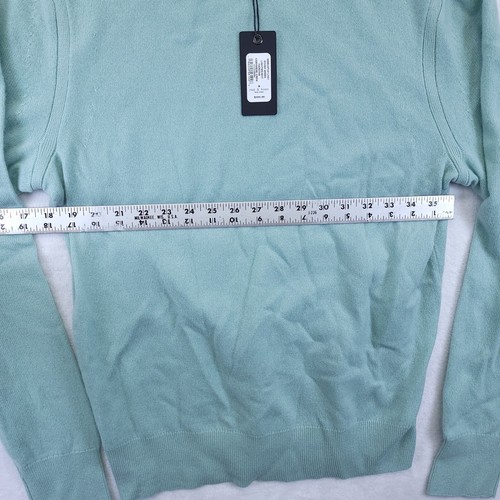 Rag & Bone Harding Cashmere Crew Sweater In Rover Green Mens Size M NWT - Picture 3 of 5