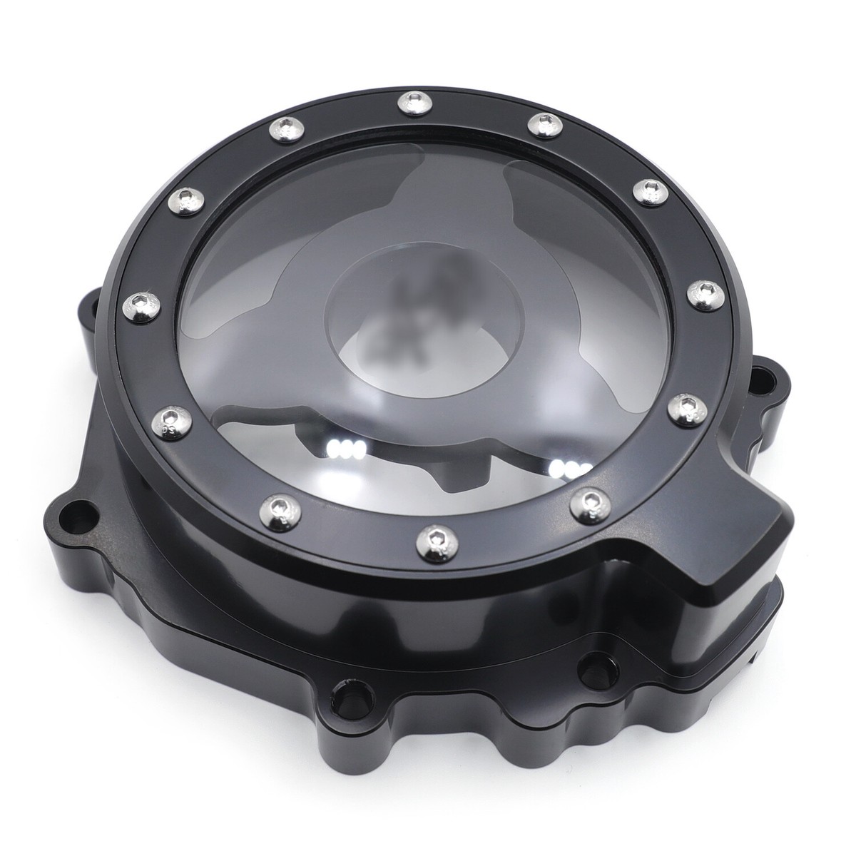 Black Clear Engine Stator Cover Crankcase Left For 2009-2021