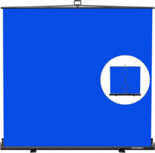 Wider Style 78.7 X 82.7In Large Collapsible Blue Screen Backdrop Portable Ret