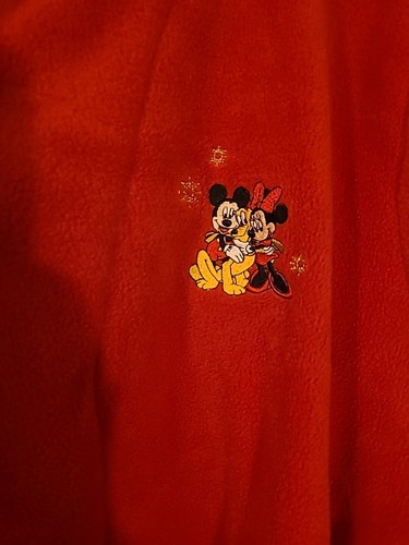 Cesta de ropa de Mickey Mouse y Mickey Mouse Med. Talla Bata polar roja - Imagen 15 de 24