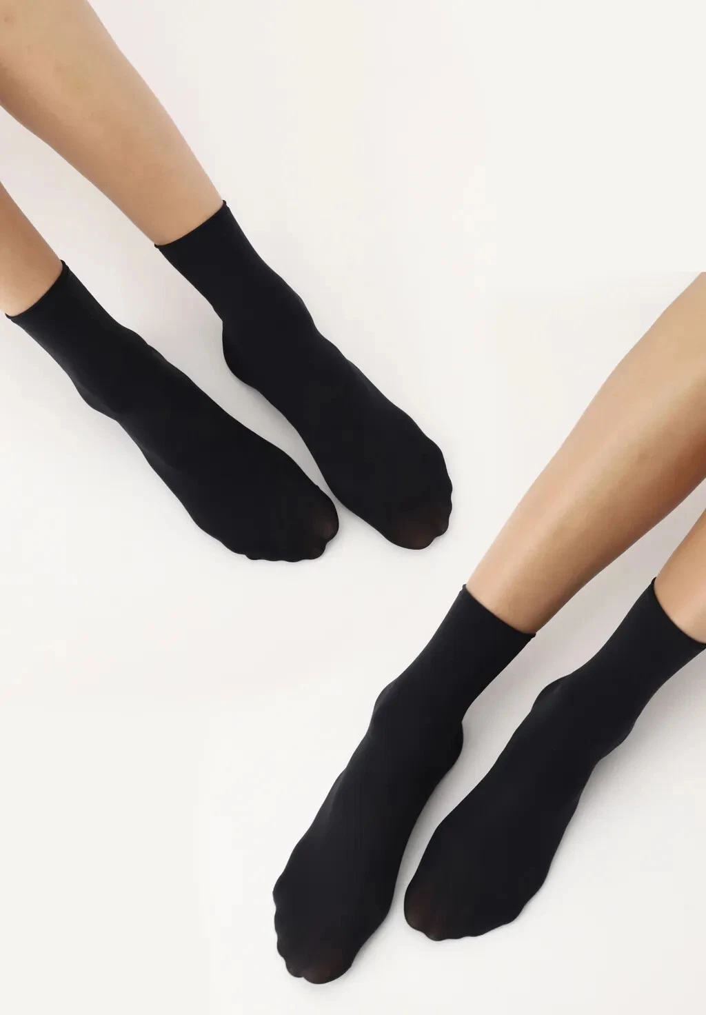 5 Pack Oroblu Bi Pack Opaque short socks 60 den soft microfiber 5 pack=10 socks