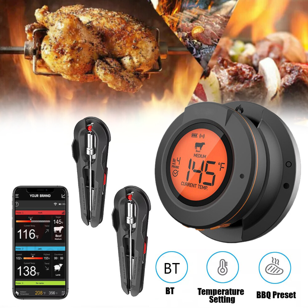 Nutrichef Bluetooth Grill Thermometer Amazon Pyle Nutrichef