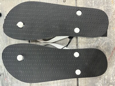 Philipp Plein Gummi Flip-Flops Unisex Größe EU 38-39 Schwarz  display picture 3