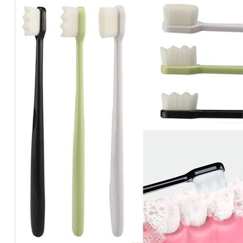 Nano Ultra-fine Million Soft Fine Bristle Oral Care Clean Teeth Wave Toothbrush✜