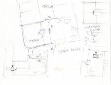 LADY and the TRAMP 2 Disney Production Drawing from Animators Estate 2001 B18