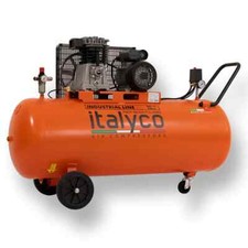 Compressore aria a cinghia long life 200L 3HP ITALYCO KP 200/3 230V 350l 10bar