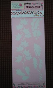 AUTUMN LEAVES Border - Stencil Magic by Delta (1 x Pre-Cut, Item # 95-116-0012)