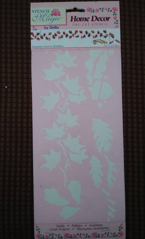 AUTUMN LEAVES Border - Stencil Magic by Delta (1 x Pre-Cut, Item # 95-116-0012)