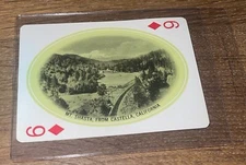 Vintage Antique 1906 U.S. Playing Card Co. Mt. Shasta, California Playing Card