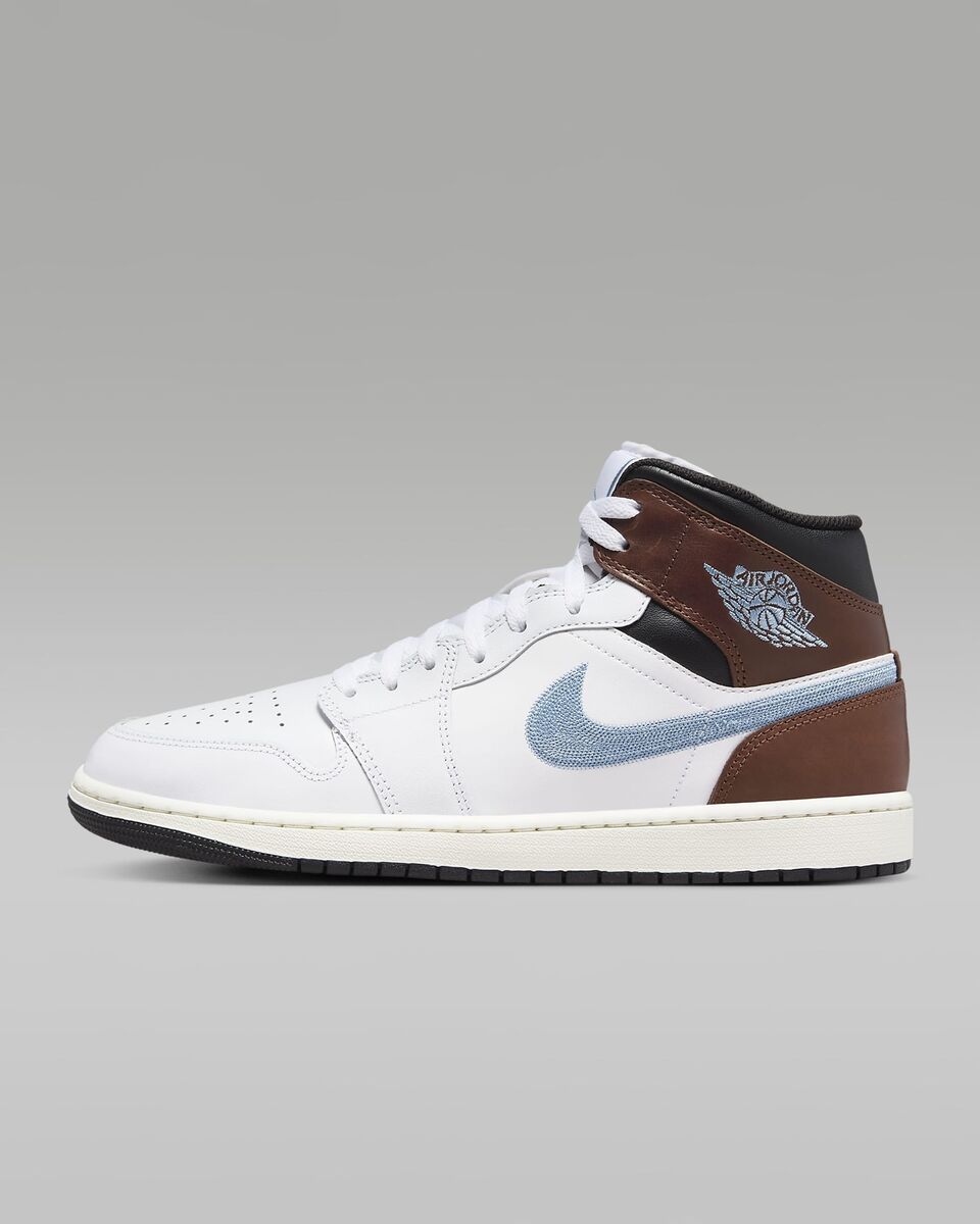FQ7831-142 Nike Air Jordan 1 Mid SE White Black Sail Blue FQ7831-142 Nike Air Jordan 1 Mid SE White Black Sail Blue