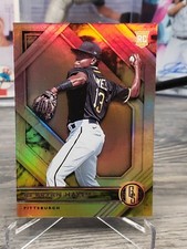 Ke'Bryan Hayes RC 2021 Chronicles Gold Standard Baseball Refractor #10 Pirates