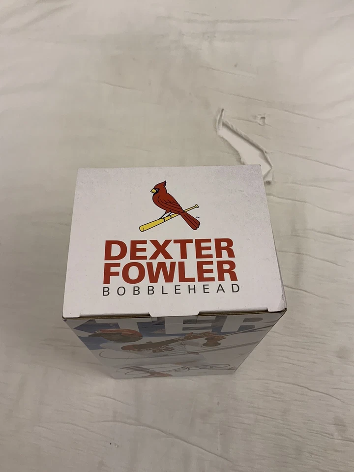 St. Louis Cardinals качающаяся голова Декстер Фаулер белый красный новый в коробке SGA YGI P1-JH - Изображение 2 из 4