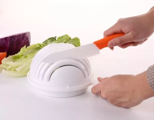 60 Second Salad Cutter Bowl, Vegetable Chopper, Chop Fresh Vegetables and Fruits - Bild 8 von 9