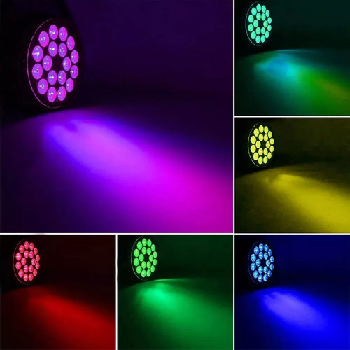 8PCS 18x18W RGBWA UV Aluminum Alloy Par Lighting LED Stage Light DMX Party DJ - Picture 3 of 11