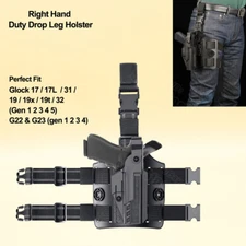 Level3 Duty Holster for Glock .40 Cal G22/23/31/32 & 9mm G17/19/45/17L Multi-Gen