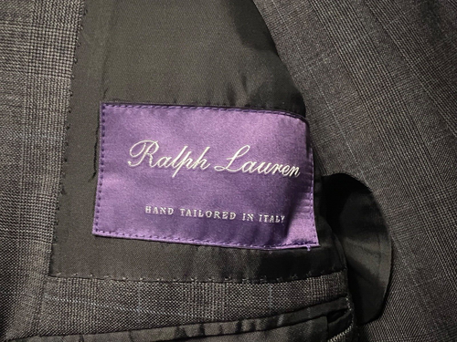 NWT Ralph Lauren Purple Label Exclusive Men's Italian Suit 38R Striped - Picture 6 of 7