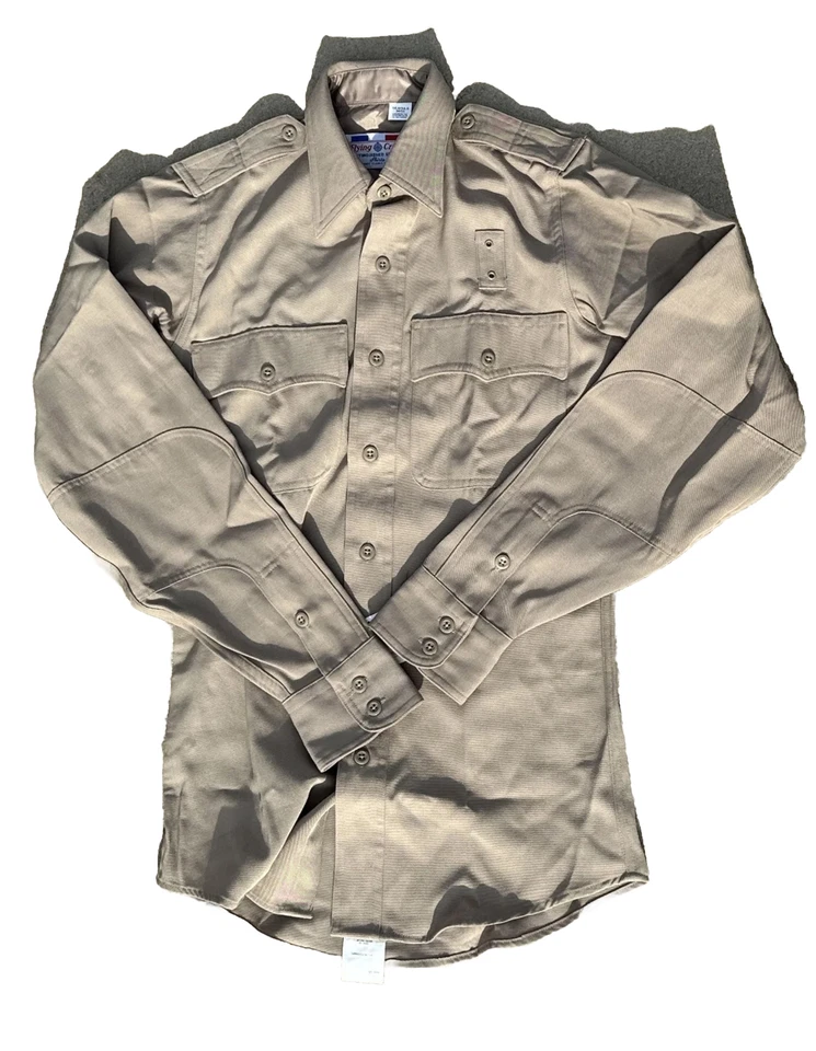 Flying Cross Long Sleeve Poly/Wool Uniform Shirt California Highway Patrol CHP - Image 4 of 4