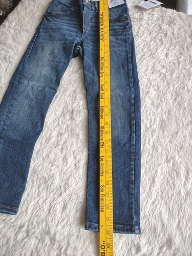 H&M Boys Denim Slim Fit Sz 6X Blue Adjustable Waist Skinny Jeans NWT - Picture 7 of 7