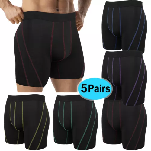 Herren Ultra Super Soft Boxershorts Unterwäsche 5er Pack mit integrierter Beutelstütze - Bild 14 von 17
