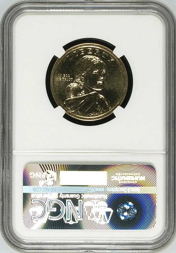 :2015-D $1 NATIVE AMERICAN NGC MS67PL PROOF-LIKE IRONWORKERS RARE R6 HIGH GRADES - Image 2 of 2