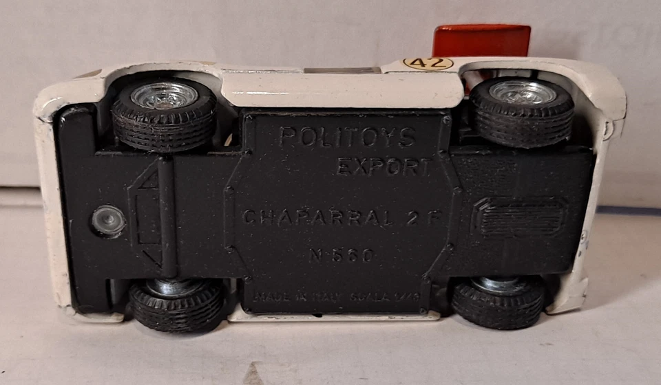 2335. POLITOYS EXPORT N.560 CHAPARRAL 2-F 1/43 - Immagine 2 di 3