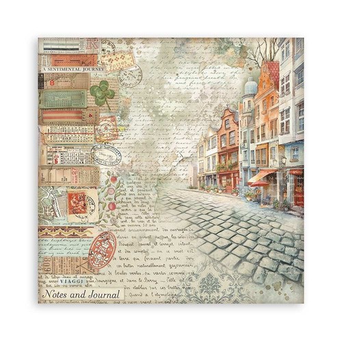 Stamperia ART OF TRAVELLING - MAXI PAD - 12" X 12" Single Sided - 22 SHEETS - Picture 8 of 24