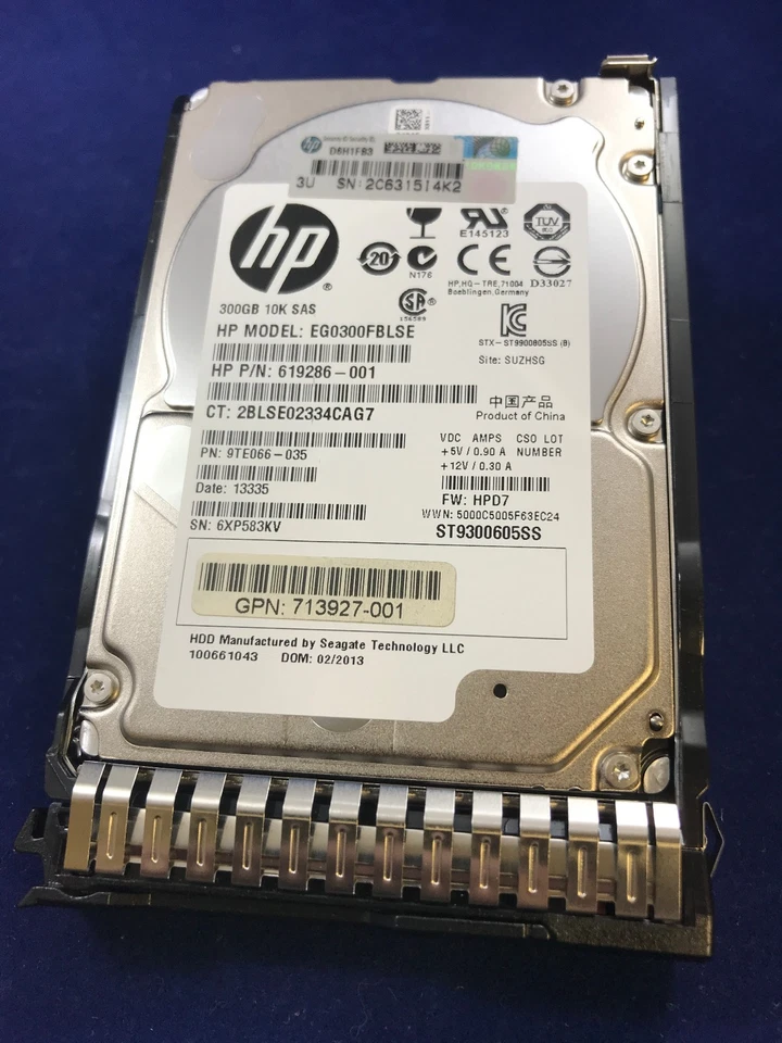 HP 300GB 2.5" Hard Drive 713825-B21 10K 6GB SAS DP Enterprise - Image 3 of 4