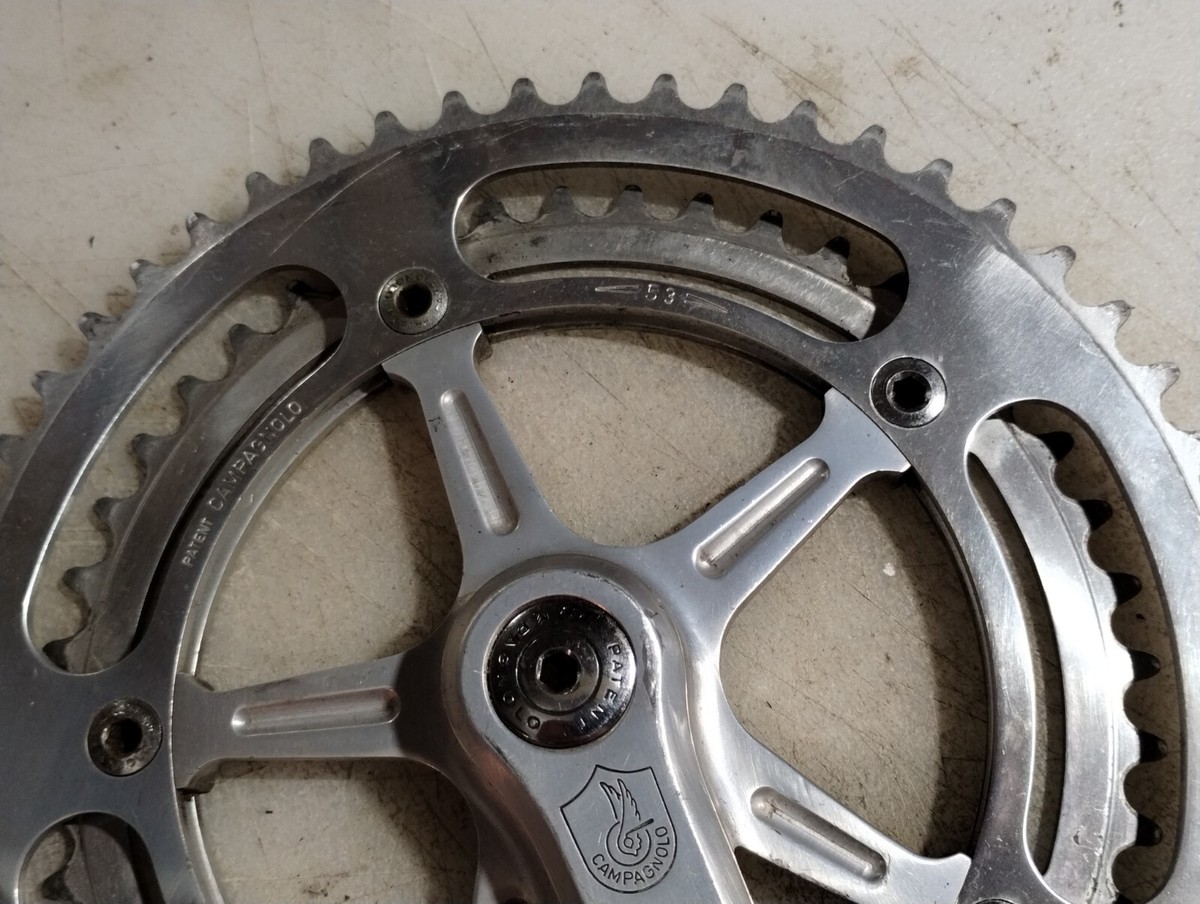 Vintage Campagnolo Record Crankset 53/44 144BCD 170MM square