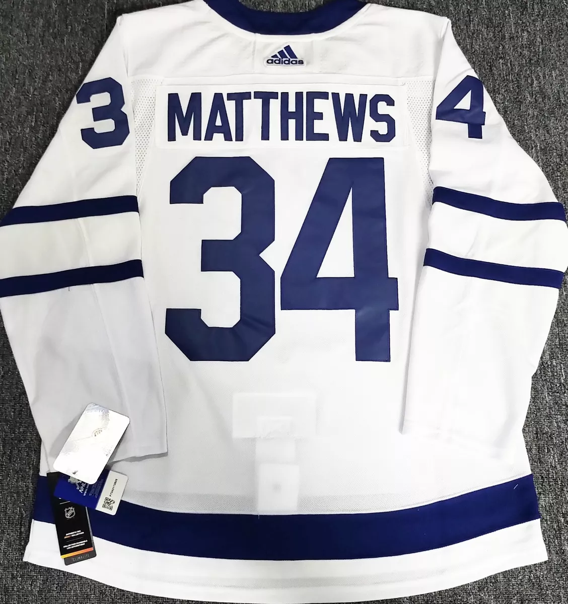 W-SEWN-PRO-54 AUSTON MATTHEWS TORONTO MAPLE LEAFS AUTHENTIC ADIDAS HOCKEY  JERSEY