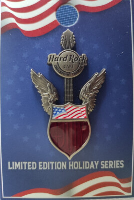 HRC Hard Rock Cafe Berlin Checkpoint Charlie 4th July 2022 LE200 3D Wing Guitar