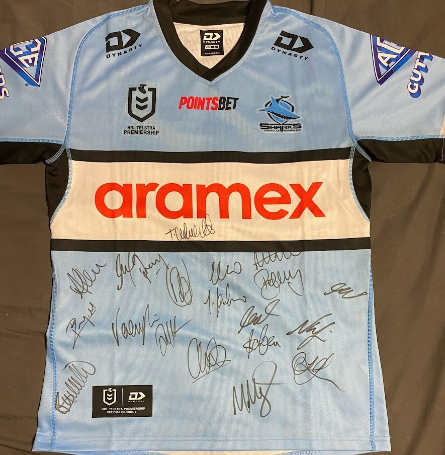 Signed Jersey Sharks Premiers Jersey LOGAN COUTURE SIGNED SAN JOSE