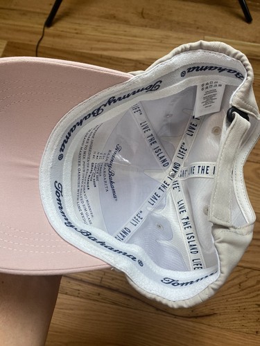 Tommy Bahama Women's Golf Hat. New with tags. Pink and Beige. Women's Fit - Picture 8 of 8