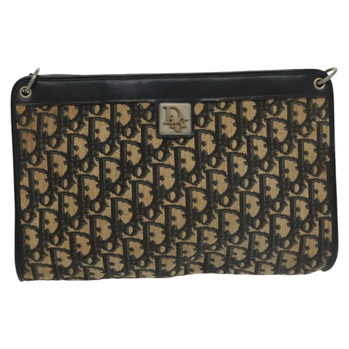 Sac bandoulière Dior Trotter en toile marine authentique