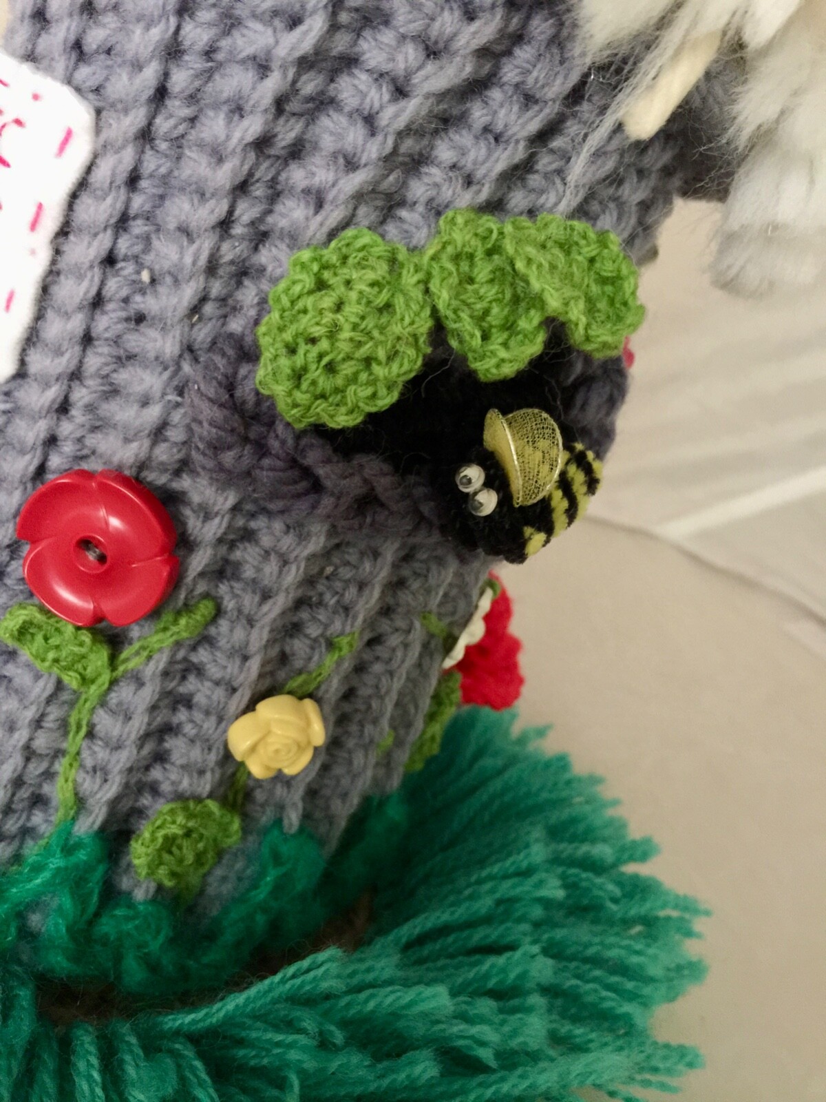 French Press pot cozy  tea cozy table decoration/gift wool-House in the tree-