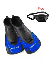 HEAD Energy Swim Fins - Ideal for Swimming Training + FREE Body Glove Pouch