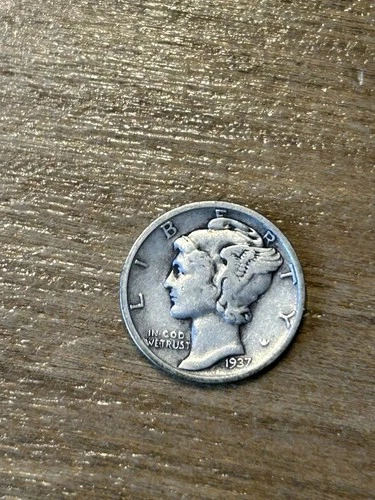 1937S Mercury Dime VG