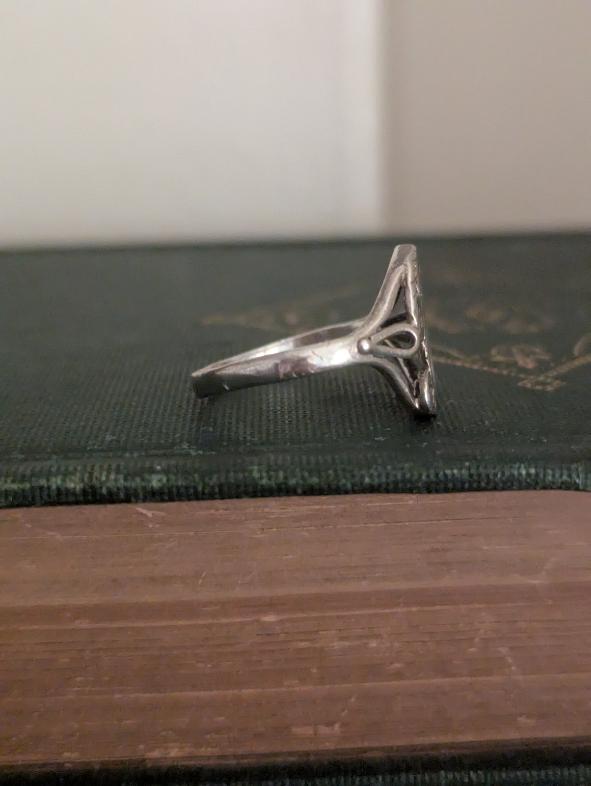 Sterling Silver Monogram Initial D Ring Size 8 Vt… - image 7