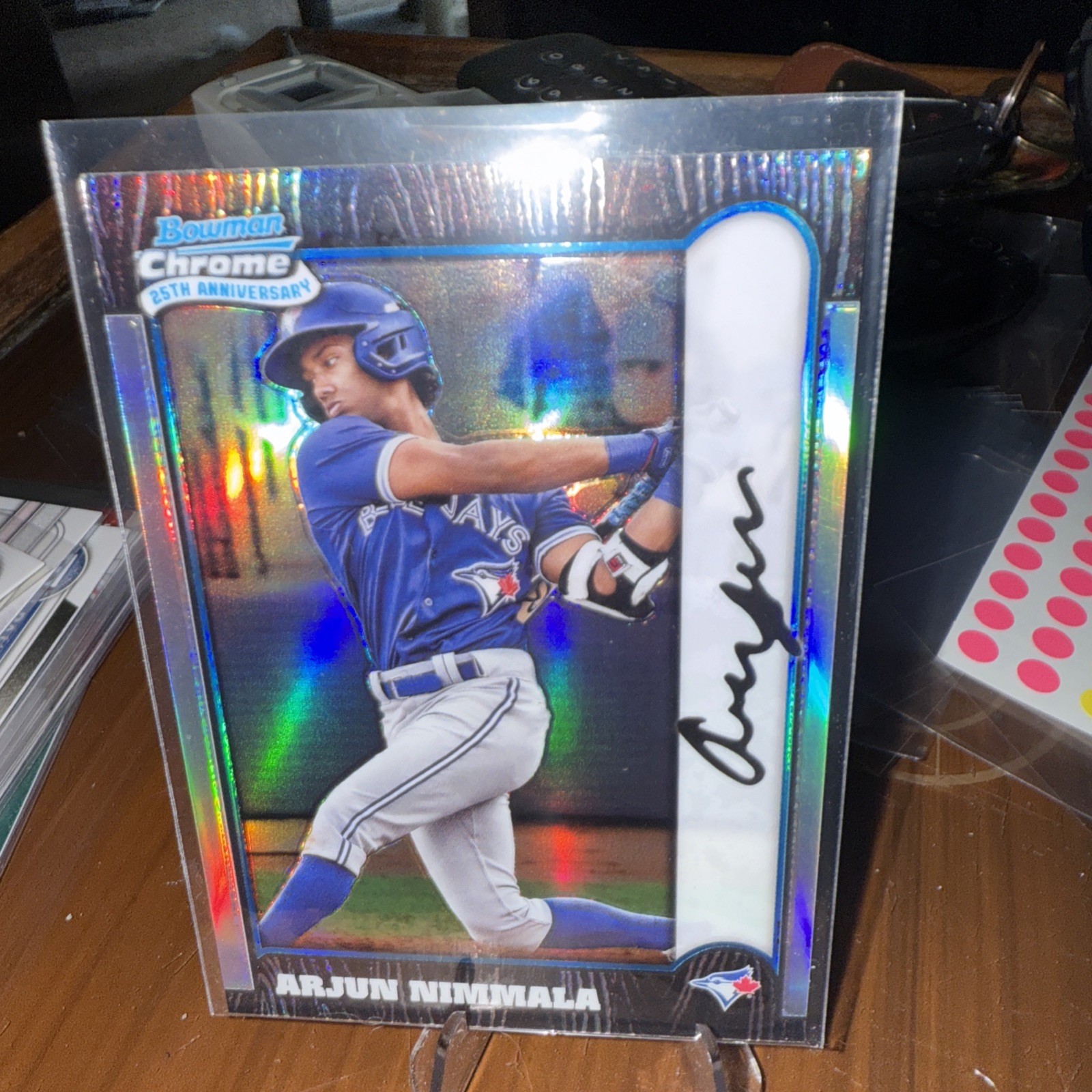 2024 Bowman Chrome - 1999 Bowman Chrome 25th Anniversary Arjun Nimmala #BC25-22