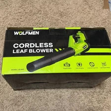Electric Cordless Leaf Blower with 2 Batteries and Charger
