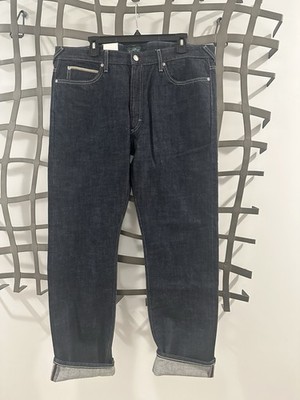 Lee x Paul Smith 101 Rider Men s Selvedge Denim Jeans in Rinse RARE NEW 38 X 34