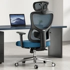 Home Office Desk Chair Mesh High Back Lumbar Support Arm HeadRest Recline Swivel