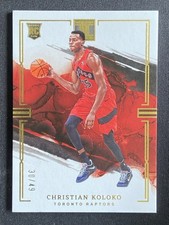 Christian Koloko 2022-23 Panini Impeccable Gold Base RC /49 #84