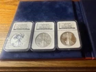 2006 AMERICAN EAGLE 20 ANNIVERSARY SET ALL NGC GRADED 70